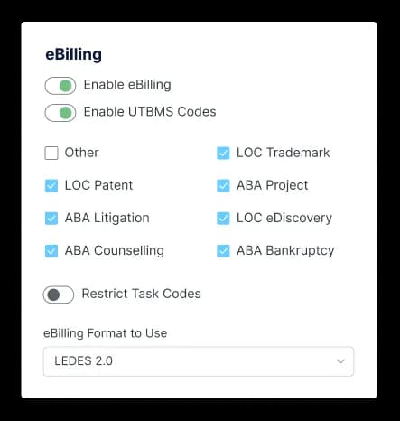 Simplify Billing
Tasks & Codes