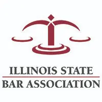 Illinois State Bar Association logo with state outline.