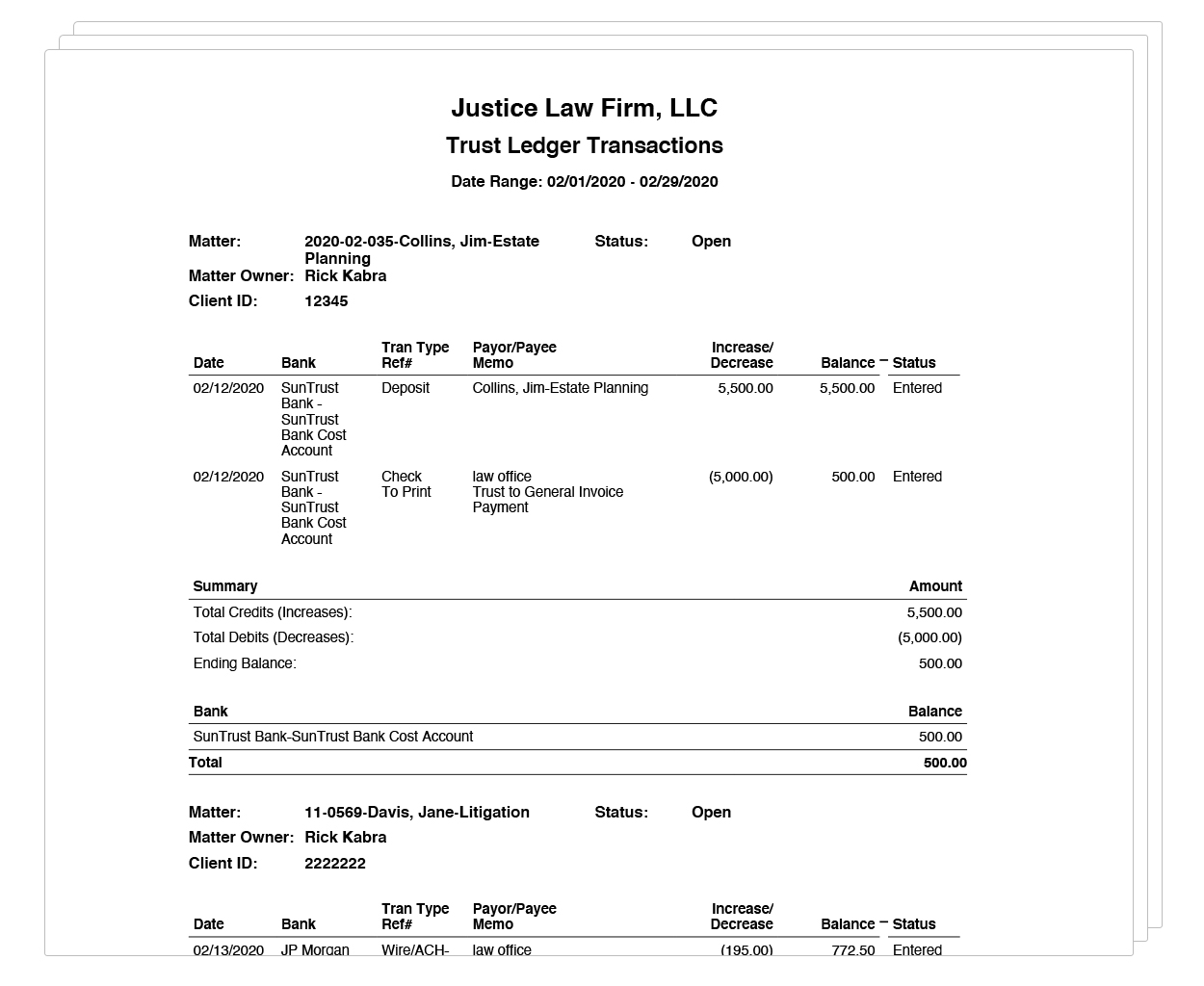 Trust Accounting Software IOLTA For Law Firms CosmoLex